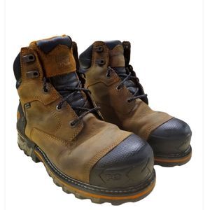 Timberland pro 92615 boondock composite toe work boots, size 9